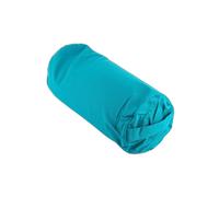 Myga RY1289 - Buckwheat Support Bolster Pillow Prop for Restorative Yoga - Great Soft Stable Support Cushion for Pregnancy Yoga - 63 x 25cm, Turquoise