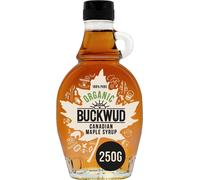 Buckwud Organic 100% Pure Maple Syrup Bottle 250g Packs of 1, 2 & 3