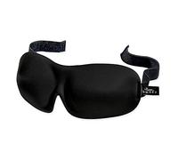 Bucky 40 Blinks No Pressure Solid Eye Mask for Sleep & Travel, Black, One Size