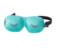 Bucky Ultralight Comfortable Contoured Travel and Sleep Eye Mask One Size, Aqua Eyelash, 1 Count (Pack of 1), Ultralight Comfortable Contoured Travel and Sleep Eye Mask