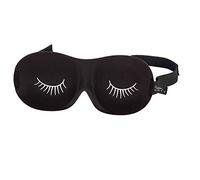 Bucky Ultralight Comfortable Contoured Travel and Sleep Eye Mask One Size, Black Eyelash, 1 Count (Pack of 1), Ultralight Comfortable Contoured Travel and Sleep Eye Mask