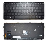 Bucom Keyboard for HP Elitebook 720 G1 G2 725 820 with Backlight Frame Trackpoint Keyboard Black