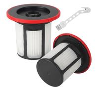 BUCOMTU Pack of 2 Filters for Bosch Unlimited 6 Series with Filter Holder and Brush Vacuum Cleaner Accessories Replacement Parts