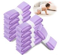 BUCOMTU Purple Refill Nappy Eaters 12 Pieces Nappy Bags Refill Containers for Nappies Compatible with Tommee Tippee, All Types of Refills