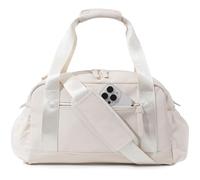 Bucosd Small Gym Bag for Women, Mini Crossbody Gym Duffle Bag with Wet Compartment, Carry on Gym Tote Bag for Workout Dance Sport Travel, Medium-Beige, M, Fashion