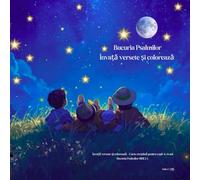 Bucuria Psalmilor - Învață și colorează: Carte creștină de colorat și activități pentru copii 6-14 ani | Versete din Psalmi cu litere bubble, integrame biblice Școală Duminicală