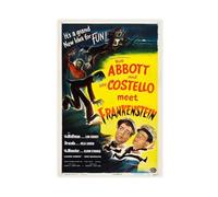 Bud Abbott And Lou Costello Meet Frankenstein Canvas Poster Wall Art Decor Print Picture Paintings for Living Room Bedroom Decoration 24x36inch(60x90cm)