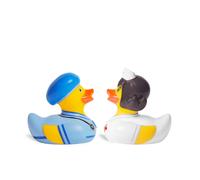 Bud Ducks Mini Deluxe Doctor & Nurse Rubber Duck Set in Blue Bud Ducks Blue
