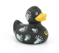 Bud Ducks Mini Luxury Rubber Duck Pop Peace in Black Bud Ducks Black
