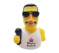 Bud Ducks Novelty Large Luxury Rubber Duck - Bohemian Quacksody Bud Ducks Multicolor