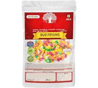 Bud Fryums - Flower Bud Shaped Multicolor Fryums - Vadiyalu-Crunchy Ready to Fry Homemade Fryums, 250g