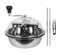 Bud Leaf Bowl Trimmer, Leaf Cutter Machine Hydroponics with Sharp Stainless Steel Blades, Wet & Dry Hydroponic Cutting Machine, Twisted Spin Cut for Plants Leaves Buds Flowers 13-inch