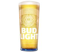 Bud Light Pint Glass CE Marked Official Merchandise