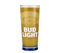 Bud Light Pint Glass | Offical Budweiser Merchandise | Home Bar | Man Cave | Nucleated | Pints at Home | Accessories | Gift Idea | Presents for Dad |