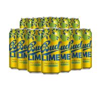 Bud Lime Alcohol Free Beer 500ml Can - 12 Pack (0.3% ABV) - Beer Gifts for Men and Women, Beer Gift Set, Birthday Beer, Craft Beer Gift Set, Lager Gift Set, World Beers, Beer, Non Alcoholic Drinks,