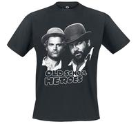 Bud Spencer Oldschool Heroes T-Shirt black 3XL