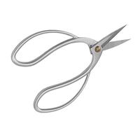 Bud Trimming Stainless Steel Bonsai Scissors, 7.7in Garden Shears for Pruning Branches Fruit Trees Flowers with Cuts Upwards