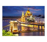 Budapest at Night - 100-piece（45.5x35.5cm） Adult Jigsaw Puzzle - Family Game Wall Decoration Gift for Adults and Children