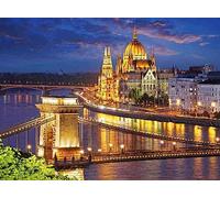 Budapest at Night - 1000 Piece Paper Puzzle - Best Gift for Adults and Kids50x70cm
