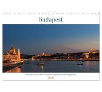 Budapest: between the parliament building and the castle palace UK-Version (Wall Calendar 2026 DIN A4 Landscape), CALVENDO 12 Month Wall Calendar