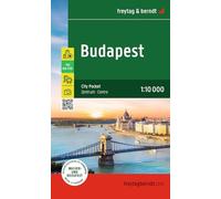 Budapest CP: City Pocket Map - 1:10,000 scale Water and Tear proof: water and tear resistant