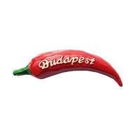 Budapest Hungary 3D Red Chilli Fridge Magnet Souvenir Gift,Resin Handmade Budapest Refrigerator Magnet Home & Kitchen Decoration Collection