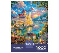 Budapest_ Hungary Jigsaw Puzzle for Adults& Kids,1000 Pieces Challenge Toy Home Decoration for Adults& Kids Age 14 Years Up 38x26cm/1000pcs