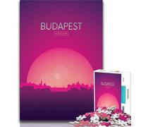 Budapest Hungary Jigsaw Puzzles for Adults 1000 Jigsaws,Family Game Stress Reliever Difficult Challenge Secret Santa Gifts 50x75cm