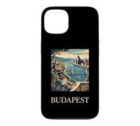 Budapest Hungary Parliament River Retro Travel Design Case for iPhone 13