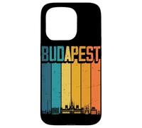 Budapest Hungary Retro Vintage Sunset Skyline Budapest Case for iPhone 15 Pro