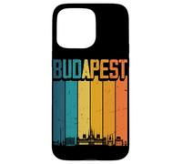 Budapest Hungary Retro Vintage Sunset Skyline Budapest Case for iPhone 15 Pro Max
