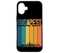 Budapest Hungary Retro Vintage Sunset Skyline Budapest Case for iPhone 16 Plus