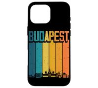 Budapest Hungary Retro Vintage Sunset Skyline Budapest Case for iPhone 16 Pro Max