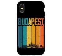 Budapest Hungary Retro Vintage Sunset Skyline Budapest Case for iPhone X/XS