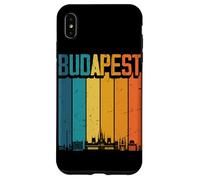 Budapest Hungary Retro Vintage Sunset Skyline Budapest Case for iPhone XS Max