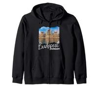 Budapest Hungary Souvenir Budapest Zip Hoodie