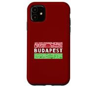 Budapest Hungary Symbols And Landmarks Travel Souvenir Case for iPhone 11