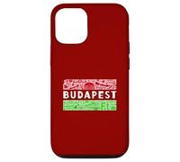 Budapest Hungary Symbols And Landmarks Travel Souvenir Case for iPhone 12/12 Pro