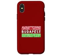 Budapest Hungary Symbols And Landmarks Travel Souvenir Case for iPhone X/XS