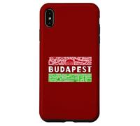 Budapest Hungary Symbols And Landmarks Travel Souvenir Case for iPhone XS Max