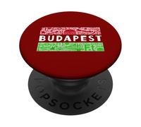 Budapest Hungary Symbols And Landmarks Travel Souvenir PopSockets Adhesive PopGrip
