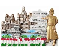 Budapest Hungary Tourist Souvenir 3D Fridge Magnets Home Kitchen Refrigerator Decoration Magnet Keepsake Craft
