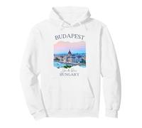 Budapest Hungary Travel Souvenir Hungarian Parliament Women Pullover Hoodie