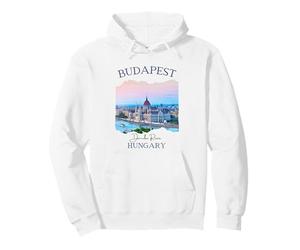 Budapest Hungary Travel Souvenir Hungarian Parliament Women Pullover Hoodie