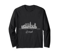Budapest Hungry Skyline Europe Travel Souvenirs Long Sleeve T-Shirt
