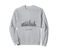 Budapest Hungry Skyline Europe Travel Souvenirs Sweatshirt