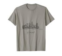 Budapest Hungry Skyline Europe Travel Souvenirs T-Shirt