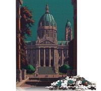 Budapest Pixel Art Puzzles 500 Pieces for Teenagers Gifts Puzzle Jigsaws for Adults Sustainable Puzzle for Adults | Games 500pcs (52x38cm)