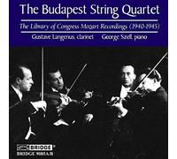 Budapest Quartet - Library of Congress Mozart Recordings (1940-1945)