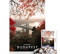 Budapest River Danube Jigsaw Puzzles for Adults1000 Piece Strengthen Mental Endurance And Stamina Calm Stress Free Playtime (50X75cm)